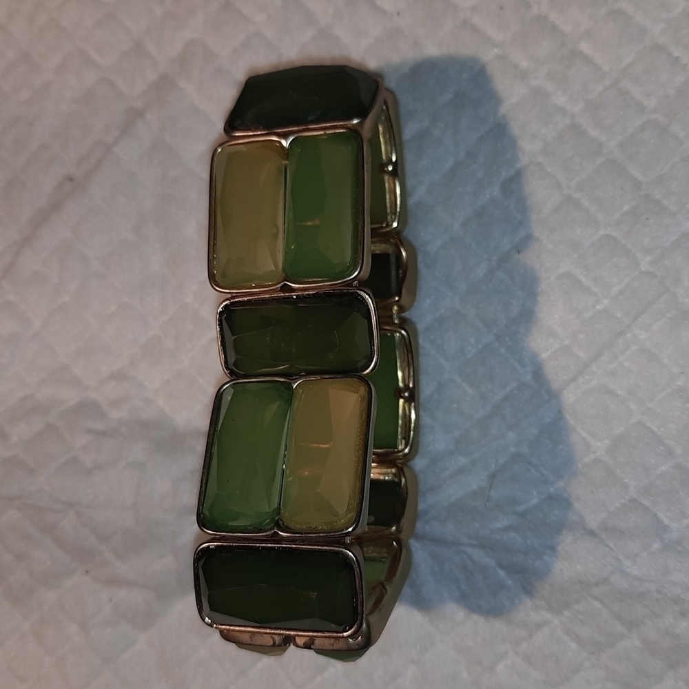 Stretch Bracelet with Gems